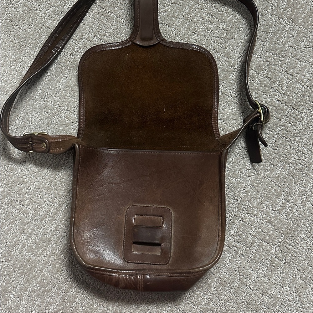 Coach Vintage Bonnie Cashin Baby Courier 1970s made in NYC Color Mocha - Picture 3 of 6